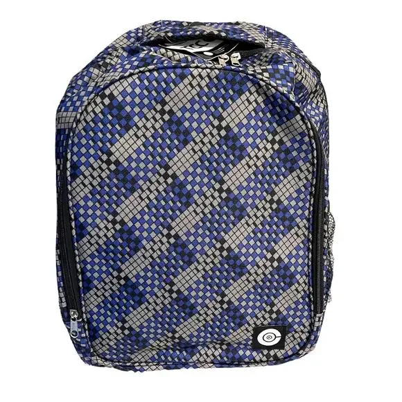 NEW 17” Blue Gray BACKPACK Zip Storage Mesh Side Pockets Boys Girls Travel Camp