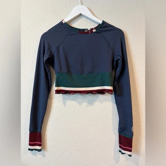 Free People Movement Women’s Pep In Your Step Cropped Long-Sleeve - XS