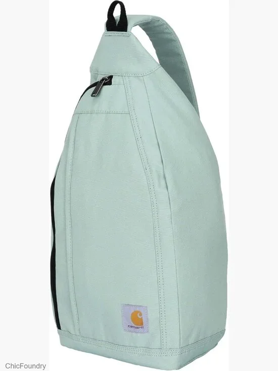 Heavy Duty Sling Bag Crossbody with Tablet Sleeve and Adjustable Strap