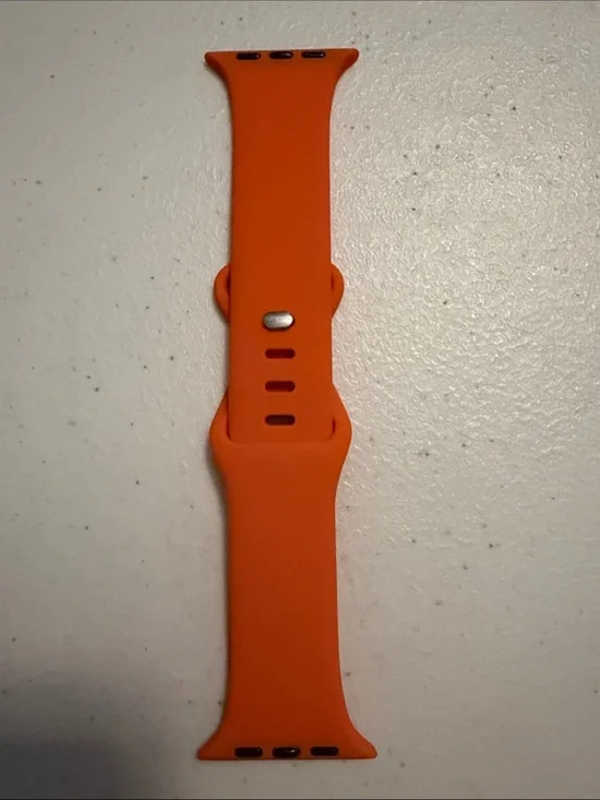 Silicone Replacement Watch Band in Orange