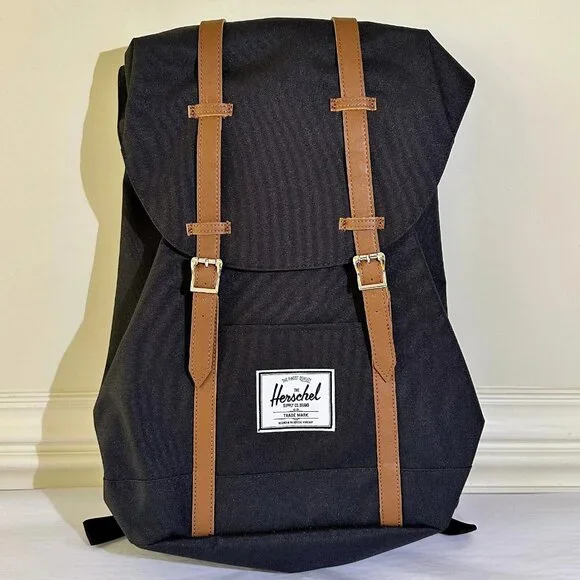 NEW HERSCHEL Little America 30L Backpack – Black EcoSystem™
