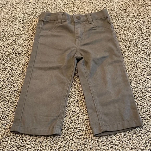 Nautica Gray Pants Size 12 Month in Like New Condition