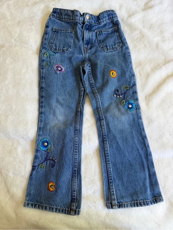 Jordache Vintage Embroidered Jeans Girl’s Size 6