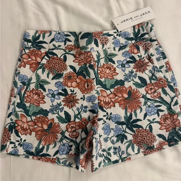 NWT Janie and Jack Floral Shorts - 4