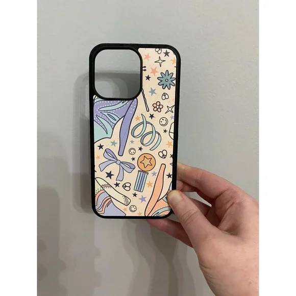 Phone Case iPhone 13 Pro Unisex Multicolor Gymnastics Doodle Pastel Aesthetic