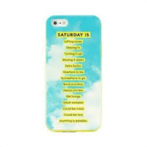 Kate Spade Saturday's 'Saturday Is' iPhone 5 5S SE Case
