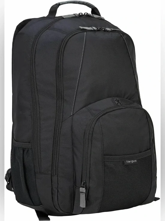 Targus Groove Laptop Backpack (Fits Up to 17” Laptop) – Black, Water-Resistant.