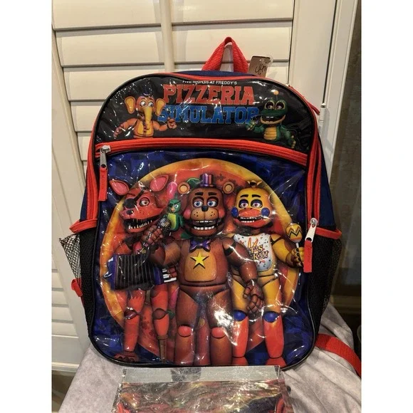 FIVE 5 NIGHTS at FREDDYS FNAF Backpack Freddy Foxy‎ pizzeria simulator