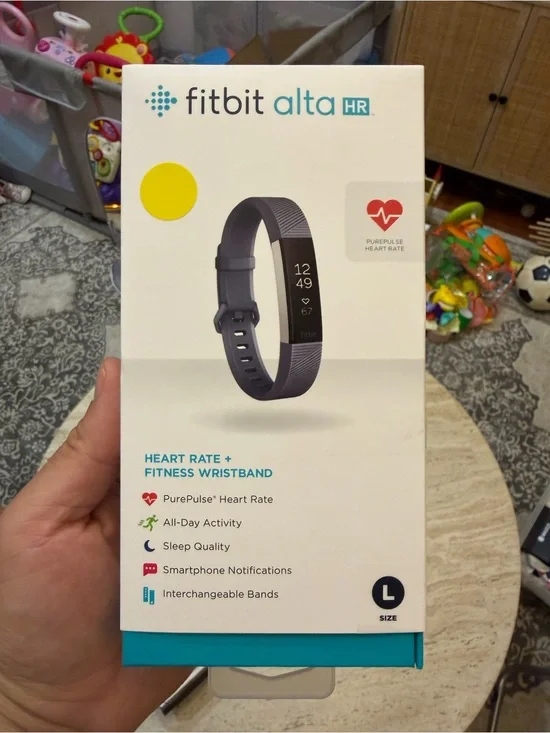 Fitbit Charge Advanced Fitness Tracker Silver w/ Milanese Band & OEM Charger
