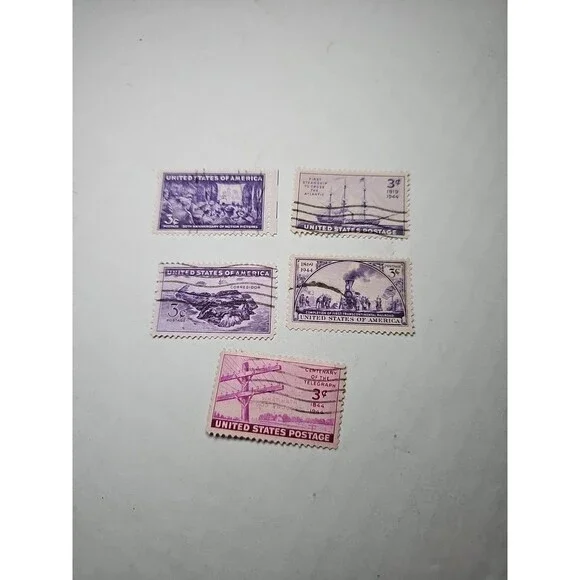 United States Commemorative Postage Stamps Issued in 1944 SA12-6 Collection