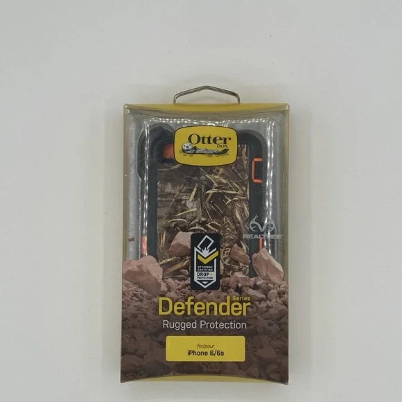 Otterbox Defender Iphone 6/6S Case Rare Realtree Max 5 Camouflage Pattern USA