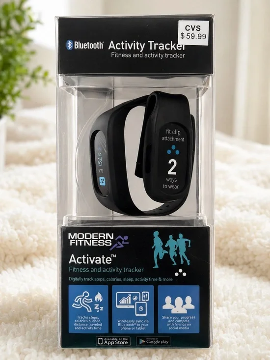 Activate Bluetooth Activity Tracker - Black