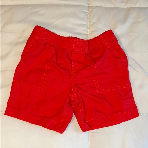 Carter’s Shorts Boys Size 24m Red Like New