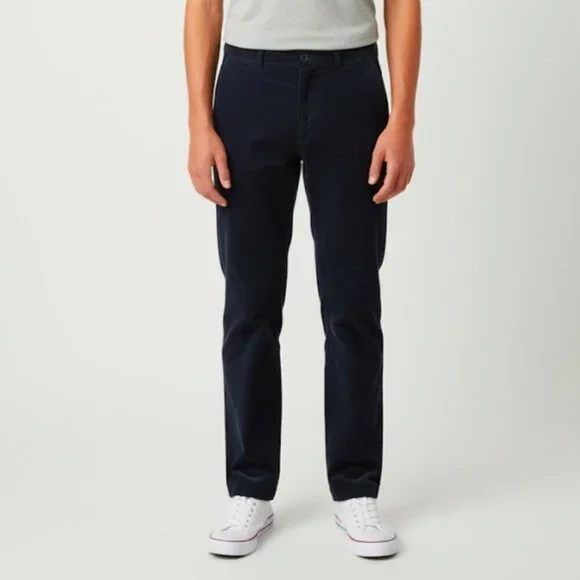 B By Brooks Brothers Big Boys Baccent 16R Corduroy Pants Navy Adjustable Waist