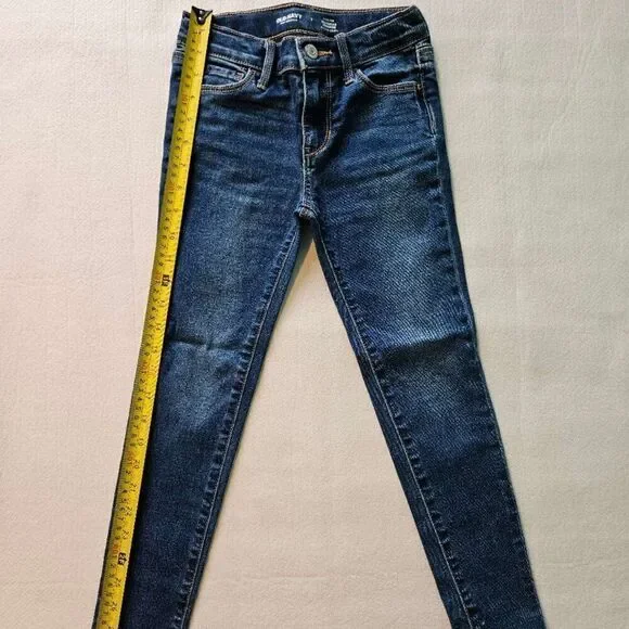 old navy girl jeans high-rise joggings size 7