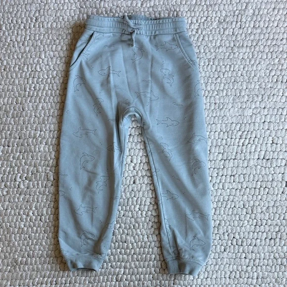 Rylee and cru Shark Print Jogger Pants - Blue 4-5 years