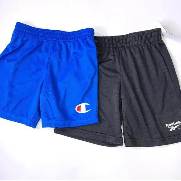 Boys NWT Shorts Lot 2 Pair Champion And Reebok NEW 3T *
