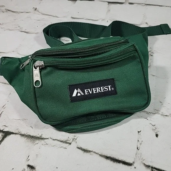 Everest Signature Waist Pack Forest‎ Green Hip Bum Bag Hiking Fanny Pack OSFA