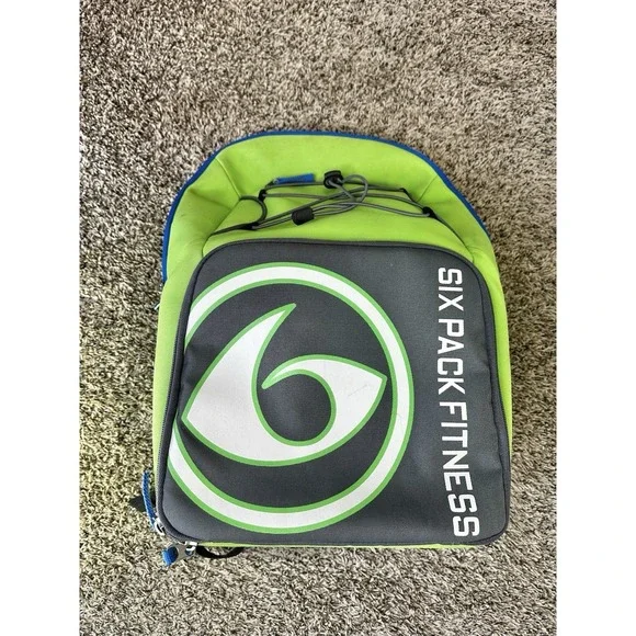 6 PACK FITNESS EXPEDITION BACKPACK Bag MEAL MANAGEMENT SIX PACK Neon Green