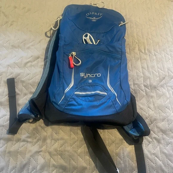 Osprey Syncro 3 hydration backpack blue‎ pre-owned condition
