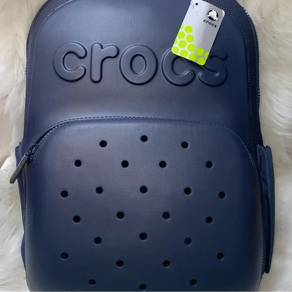 Crocs navy blue classic backpack New