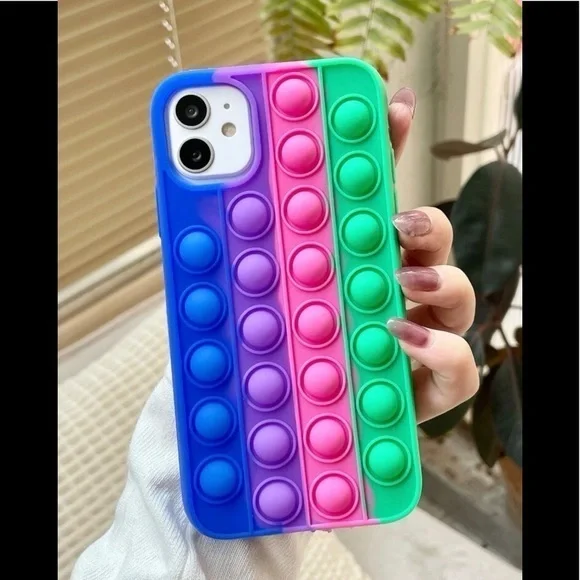 NWT- IPhone 12 Pro Case Poplt Fidget Bubble Push Pop It