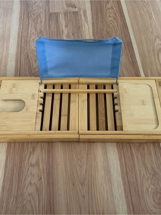 Wooden Expandable Bathtub Tray - 27.75” - 47.5”