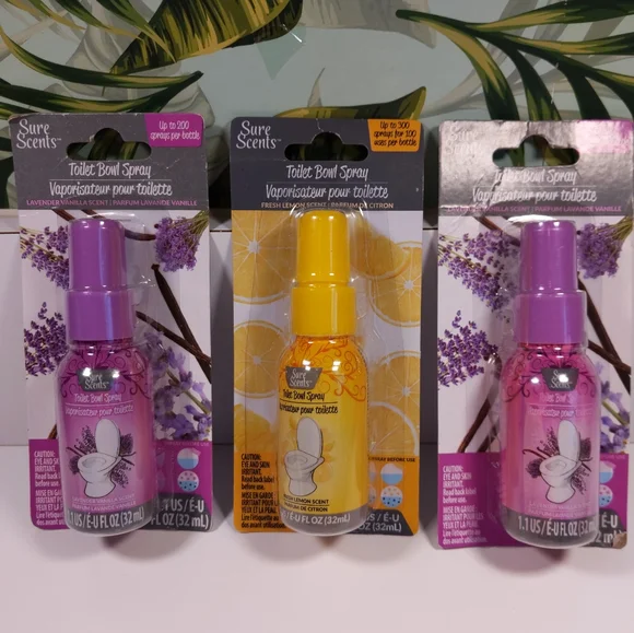 7 PKG  Toilet bowl  SPRAY BUNDLE