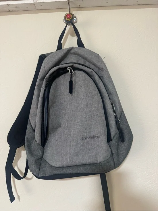 Gray travel mini Backpack
