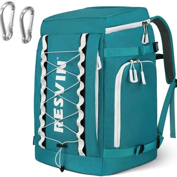 Boot Bag Large 55L Ski Boot Bag Backpack 1680D Nylon Waterproof Ski Bag