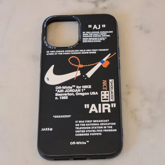 Nike Air Off-White Iphone 11 Pro Phone Case Black