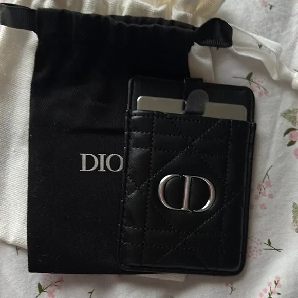 Dior Black Cell Phone case mirror sticker