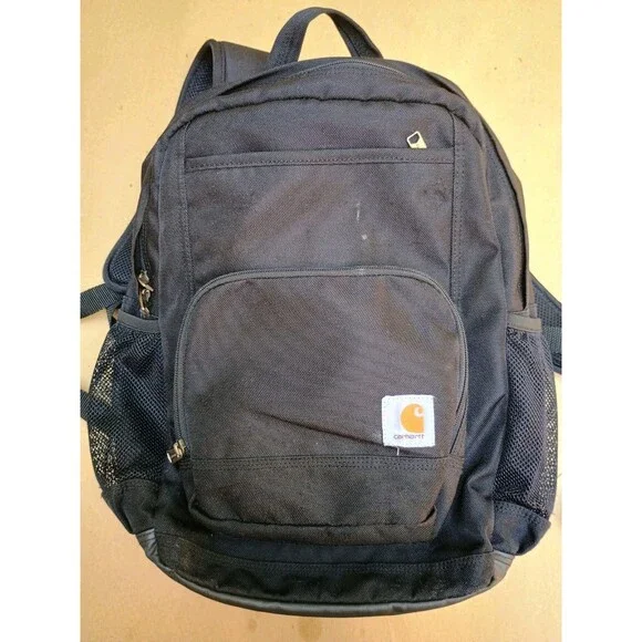 Carhartt Black Backpack School Bag Work Travel Laptop Sleeve