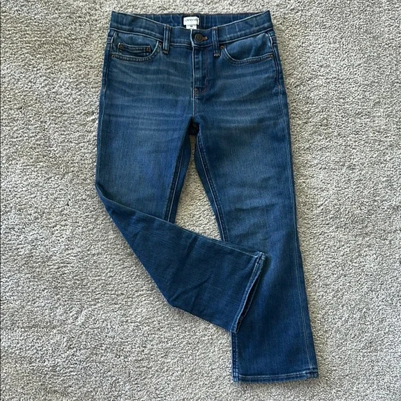 Girls Crewcuts Dark Blue Straight Leg Jeans