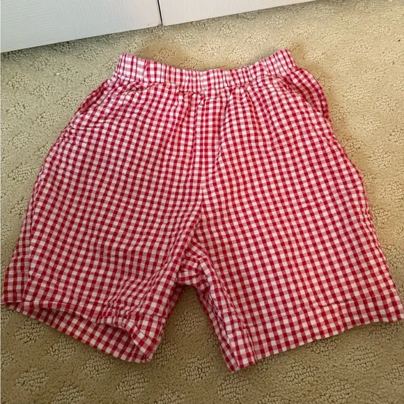 The Bailey Boy’s Red Gingham Boy’s Shorts