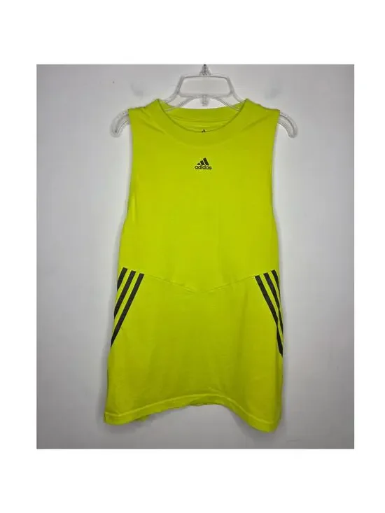 NWT Adidas Primegreen bright yellow oversized tank top - XS
