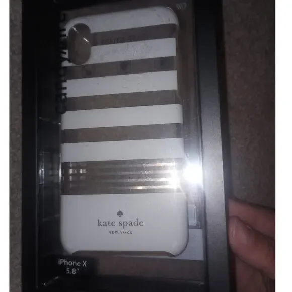 IPhone‎ X Kate Spade Phone Case Neutral Minimalist Hard Case NIB New