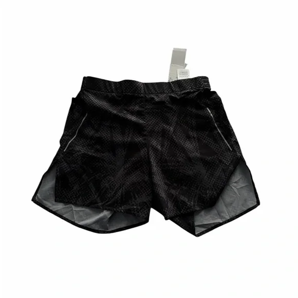 adidas Boys  Black Graphic Athletic Shorts Size 5