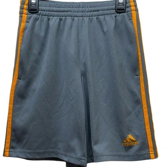 adidas‎ Boys' Elastic Waistband Classic Striped Shorts Size Small (8)