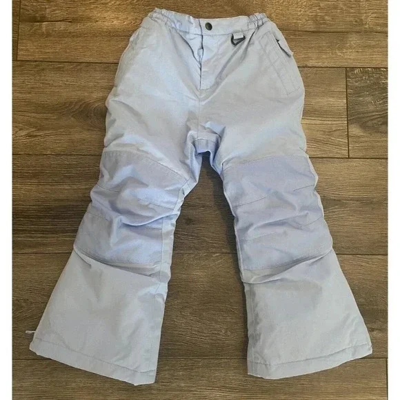 Girl Boy Lands' End Snow Ski Pants Light Blue Size 4