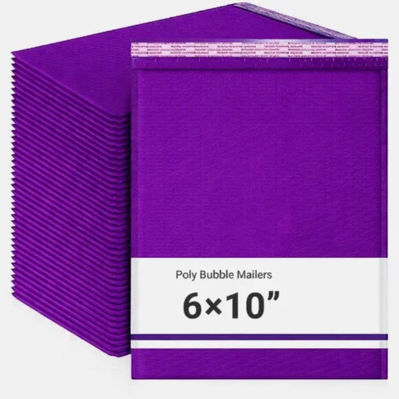 Poly Bubble Mailers‎ Padded 25 Envelopes 6X10