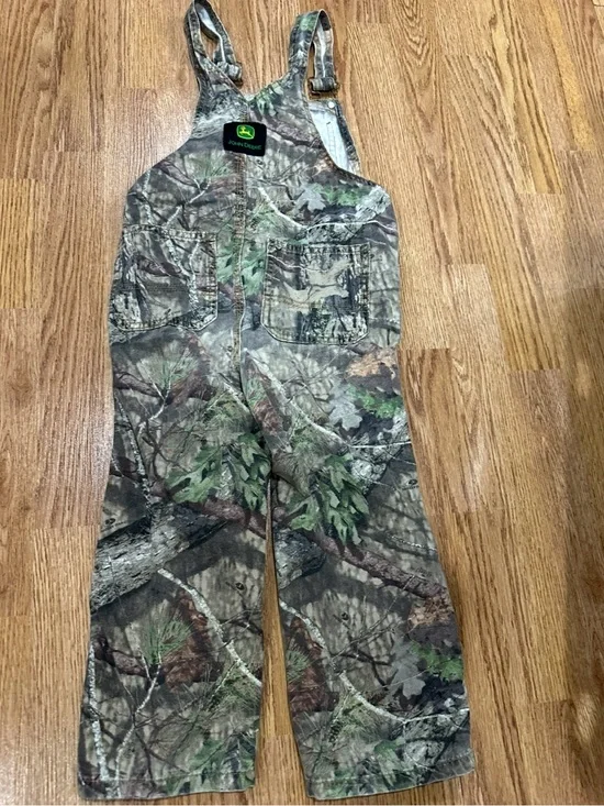 JOHN DEERE mossy oak kids youth camouflage cotton size 6