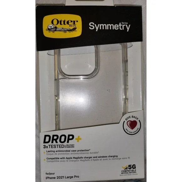 OtterBox Symmetry Case for Apple iPhone 13 Pro Max & iPhone 12 Pro Max‎ - Clear