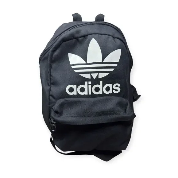 Adidas Originals Trefoil Small Backpack Black Bag White Logo