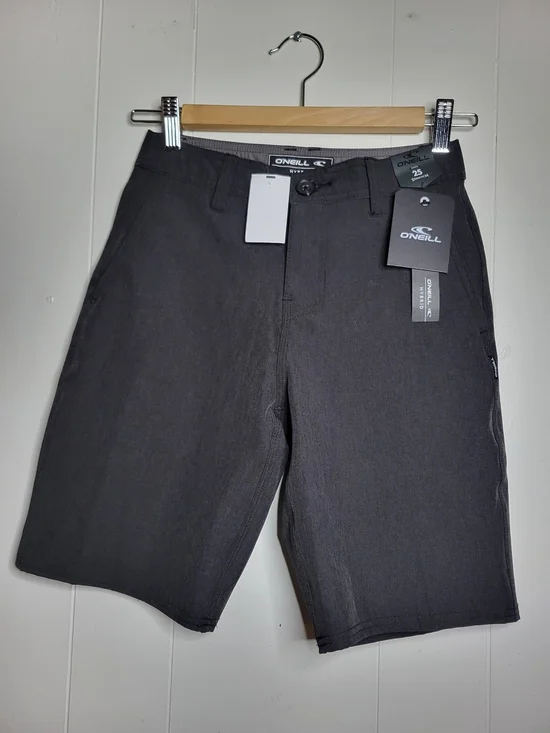 O'Neill Kids Charcoal Flat Front Walkshorts