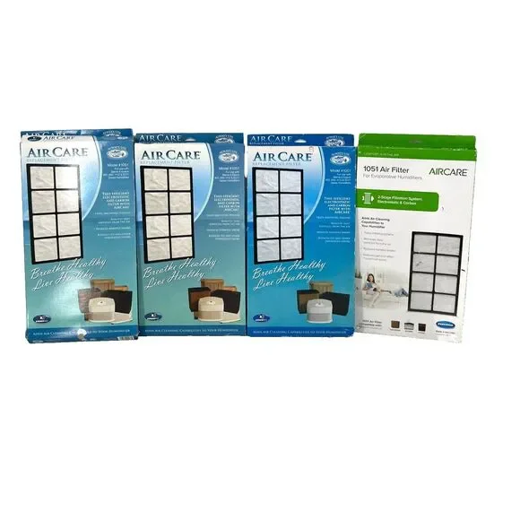 (4) Essick 1051 Humidifier Air Care Filters for Bemis Series 400 600 Humidifiers