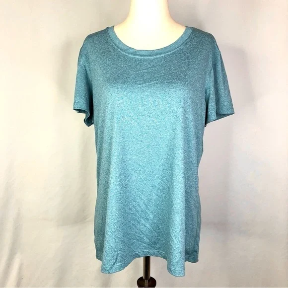 REI Co-op Active heather blue space dye short sleeve t-shirt tee XL