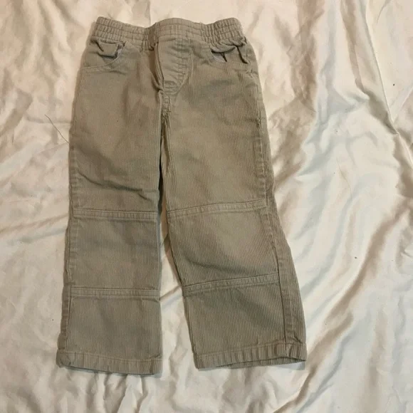Wonderkids Kids Tan Corduroy Pants Size 3T NWOT