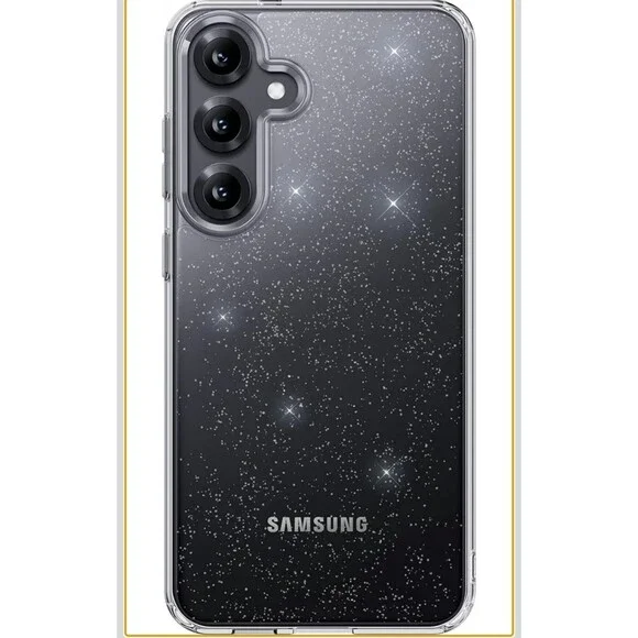 CASEKOO Genuine Official for Samsung Galaxy S25 Case Glitter Clear 6.2