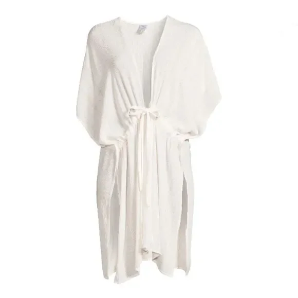 Tie Front Layering Kimono Cardigan Coverup Size 2X/3X